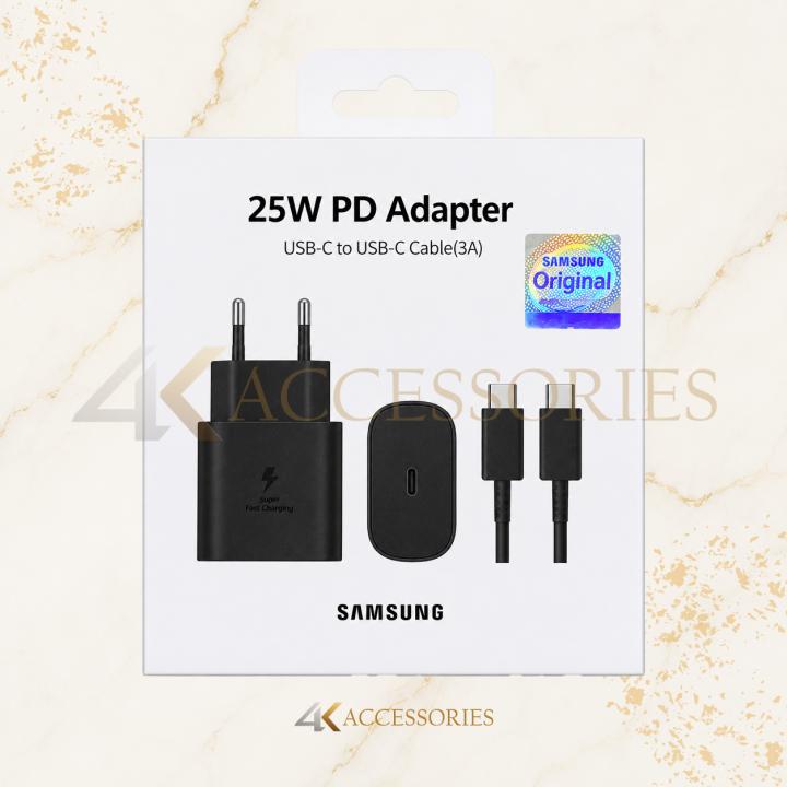 25W USB-C PD PPS Super Fast Charger with Cable – Samsung Compatible
