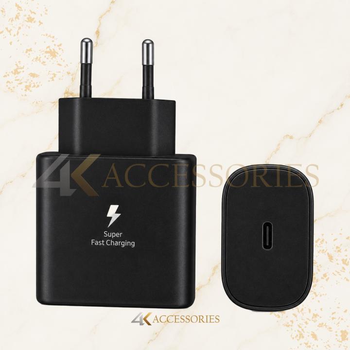 25W USB-C PD PPS Super Fast Charger with Cable – Samsung Compatible