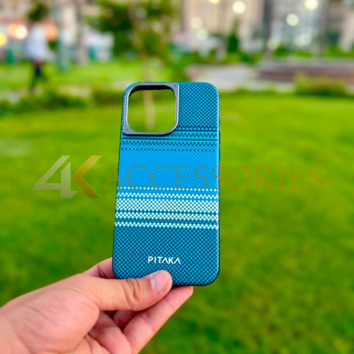 Title: PITAKA Aramid Phone Case – Fusion Weaving