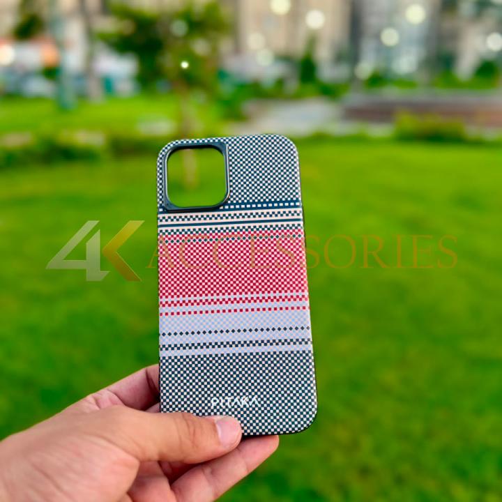 Title: PITAKA Aramid Phone Case – Fusion Weaving