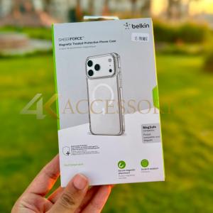 Belkin SHEERFORCE Magnetic Clear Case for iPhone 11–17 Pro Max