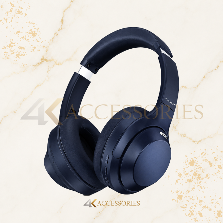 X-SCOOT XS-653 Wireless Headphones – Over-Ear Bluetooth Headset with HD Mic & 24H Playtime