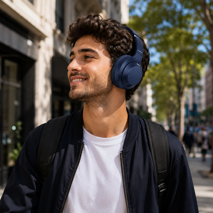 X-SCOOT XS-653 Wireless Headphones – Over-Ear Bluetooth Headset with HD Mic & 24H Playtime