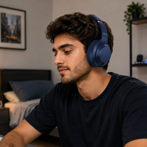 X-SCOOT XS-653 Wireless Headphones – Over-Ear Bluetooth Headset with HD Mic & 24H Playtime