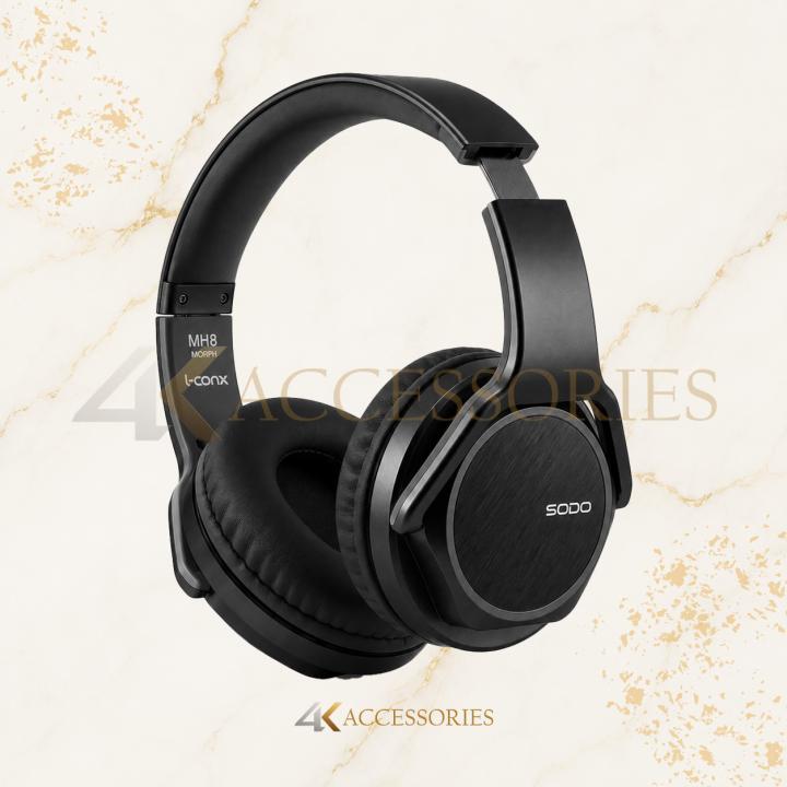 Sodo MH3 Wireless Headphones 2-in-1 – Bluetooth Headset & Speaker with NFC