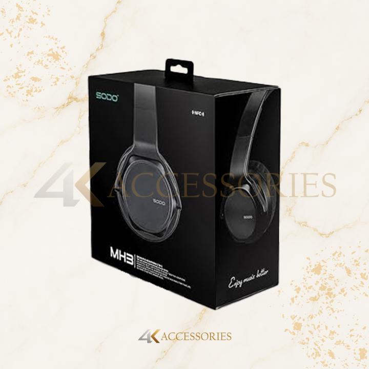 Sodo MH3 Wireless Headphones 2-in-1 – Bluetooth Headset & Speaker with NFC