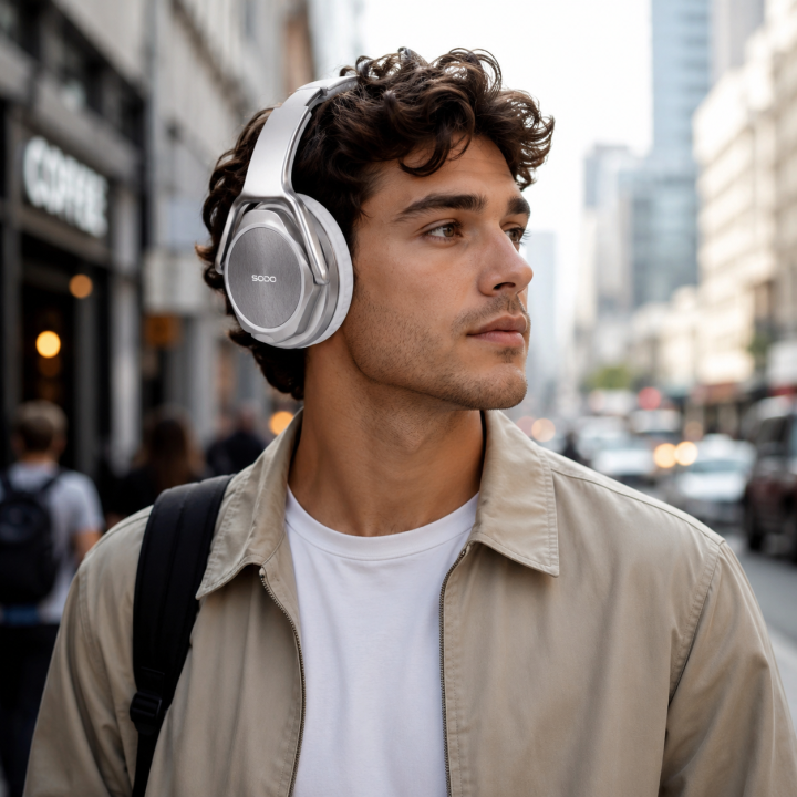 Sodo MH3 Wireless Headphones 2-in-1 – Bluetooth Headset & Speaker with NFC