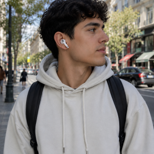 Pro 2 Style Wireless Bluetooth Earbuds with ANC & Charging Case