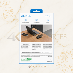Anker Zolo Power Bank 20,000mAh 30W with Built-In USB-C Cable