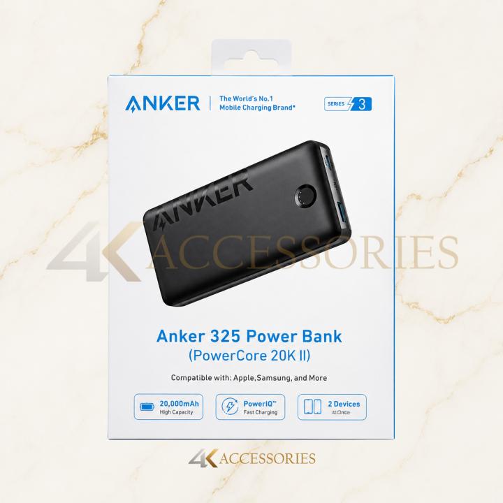 Anker 325 Power Bank PowerCore 20K II 20,000mAh 15W